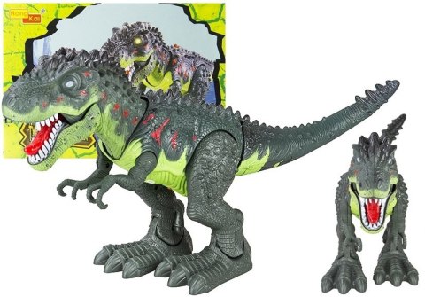 Dinozaur Na Baterie Tyranozaur Rex Chodzący Zielony Dinozaur Na Baterie Tyranozaur Rex Chodzący Zielony