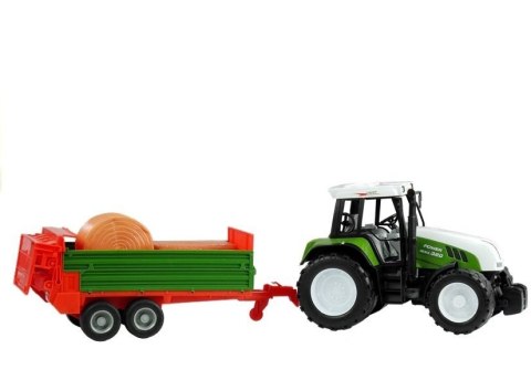 Duży Traktor z Przyczepą Akcesoria Ciągnik 65 cm Duży Traktor z Przyczepą Akcesoria Ciągnik 65 cm