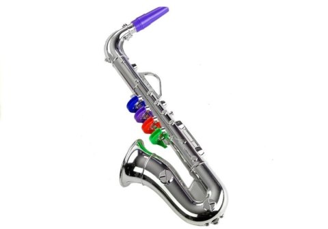 Instrument Muzyczny Dla Dzieci Instrument Dęty Saksofon Srebrny Instrument Muzyczny Dla Dzieci Instrument Dęty Saksofon Srebrny