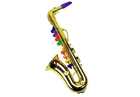 Zabawkowy Saksofon instrument w kolorze złotym Zabawkowy Saksofon instrument w kolorze złotym