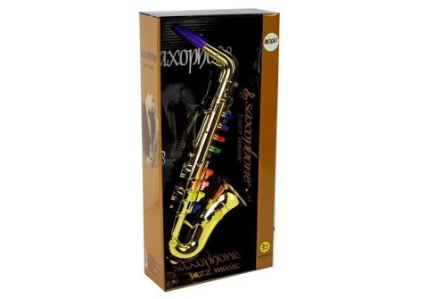 Zabawkowy Saksofon instrument w kolorze złotym Zabawkowy Saksofon instrument w kolorze złotym
