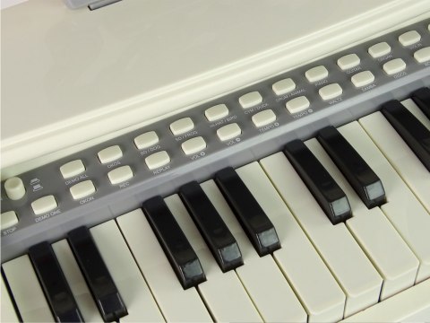 Elektryczne Pianinko Organy Turkusowe z Krzesłem 25 Klawiszy Elektryczne Pianinko Organy Turkusowe z Krzesłem 25 Klawiszy