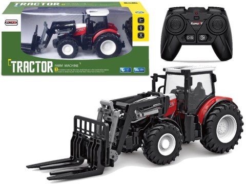 Traktor Zdalnie Sterowany Widlak Rolniczy 2,4 G Gumowe Koła Traktor Zdalnie Sterowany Widlak Rolniczy 2,4 G Gumowe Koła