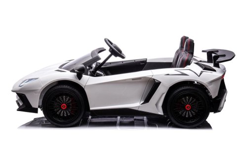 Auto Na Akumulator Lamborghini XXL A8803 Białe 24V Auto Na Akumulator Lamborghini XXL A8803 Białe 24V