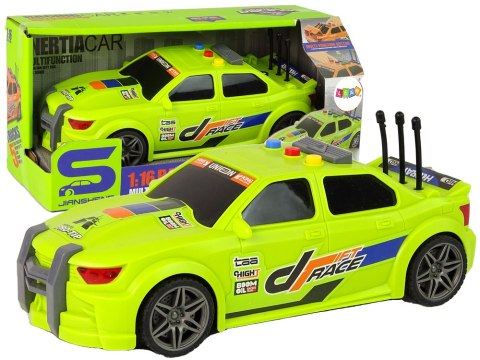 Auto Sportowe Wyścigowe 1:16 Zielony Dźwięk Auto Sportowe Wyścigowe 1:16 Zielony Dźwięk