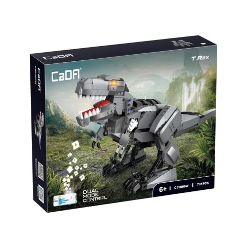 Klocki Konstrukcyjne Dinozaur Tyranozaur Rex R/C 701 Elementów CADA Klocki Konstrukcyjne Dinozaur Tyranozaur Rex R/C 701 Elementów CADA