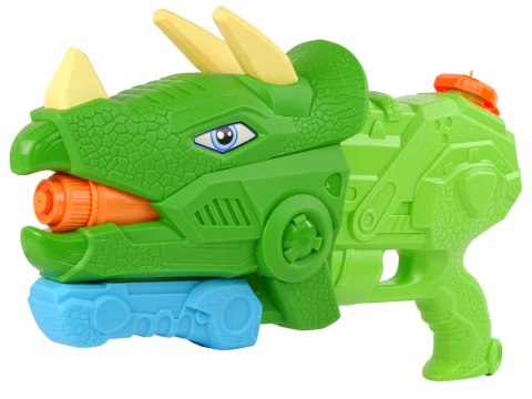 Pistolet Na Wodę Dinosaur Triceratops 1330 ml Zielony Zasięg 8 m Pistolet Na Wodę Dinosaur Triceratops 1330 ml Zielony Zasięg 8 m