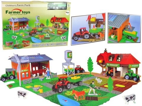 Zestaw Edukacyjny Farma Silos Stodoła Traktor Zestaw Edukacyjny Farma Silos Stodoła Traktor