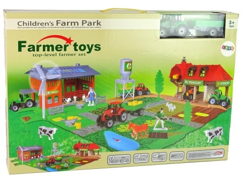 Zestaw Edukacyjny Farma Silos Stodoła Traktor Zestaw Edukacyjny Farma Silos Stodoła Traktor