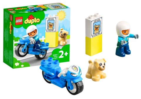 Klocki LEGO DUPLO TOWN Motocykl Policyjny 10967 Klocki LEGO DUPLO TOWN Motocykl Policyjny 10967