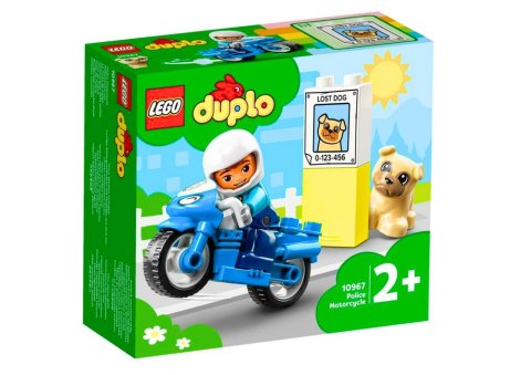 Klocki LEGO DUPLO TOWN Motocykl Policyjny 10967 Klocki LEGO DUPLO TOWN Motocykl Policyjny 10967