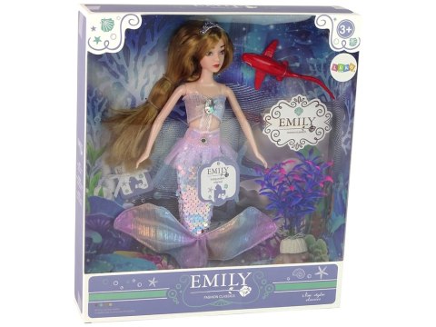 Lalka Dla Dzieci Emily Syrenka Różowa Akcesoria Lalka Dla Dzieci Emily Syrenka Różowa Akcesoria