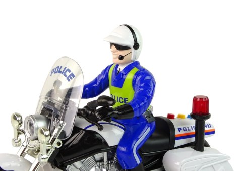 Motocykl Policyjny Motor Policja Dźwięki Światła Wóz Policyjny Motocykl Policyjny Motor Policja Dźwięki Światła Wóz Policyjny