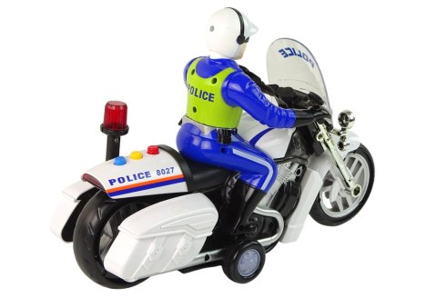 Motocykl Policyjny Motor Policja Dźwięki Światła Wóz Policyjny Motocykl Policyjny Motor Policja Dźwięki Światła Wóz Policyjny