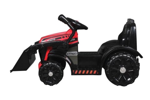 Traktor na Akumulator ZP1001B Z Łyżką Klakson Czerwony Traktor na Akumulator ZP1001B Z Łyżką Klakson Czerwony