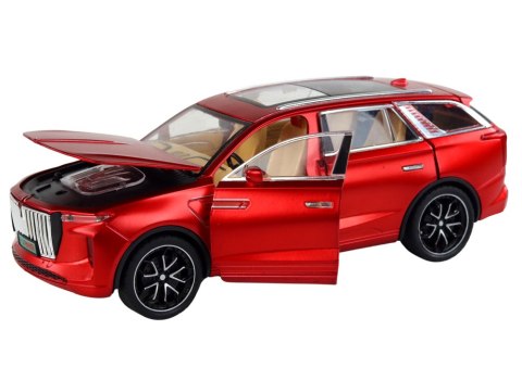 Auto RC 1:24 Samochód Pojazd E-9 Aluminiowy Zdalnie Sterowane Czerwone Auto RC 1:24 Samochód Pojazd E-9 Aluminiowy Zdalnie Sterowane Czerwone