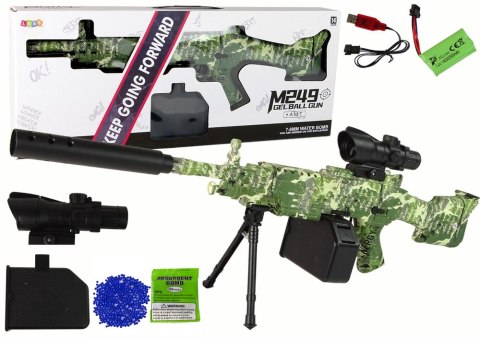 Karabin Pistolet Na Kulki Wodne Zielono-Szary AMT Karabin Pistolet Na Kulki Wodne Zielono-Szary AMT