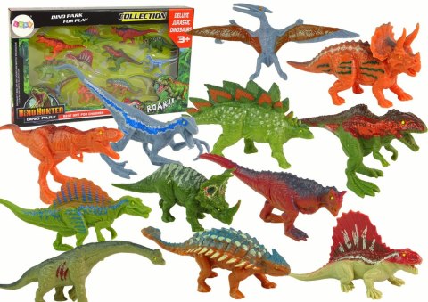 Zestaw Figurki Dinozaury 12 sztuk Kolorowe Zestaw Figurki Dinozaury 12 sztuk Kolorowe