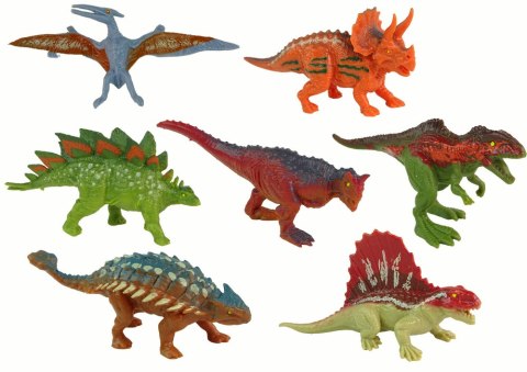 Zestaw Figurki Dinozaury 12 sztuk Kolorowe Zestaw Figurki Dinozaury 12 sztuk Kolorowe