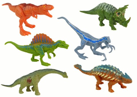 Zestaw Figurki Dinozaury 12 sztuk Kolorowe Zestaw Figurki Dinozaury 12 sztuk Kolorowe