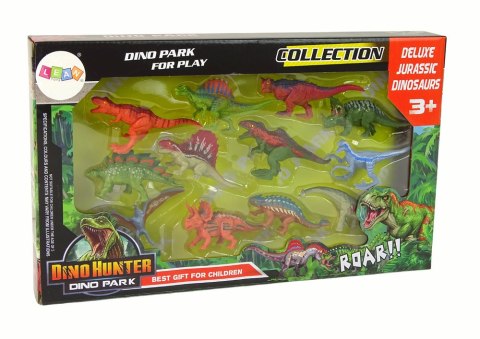 Zestaw Figurki Dinozaury 12 sztuk Kolorowe Zestaw Figurki Dinozaury 12 sztuk Kolorowe