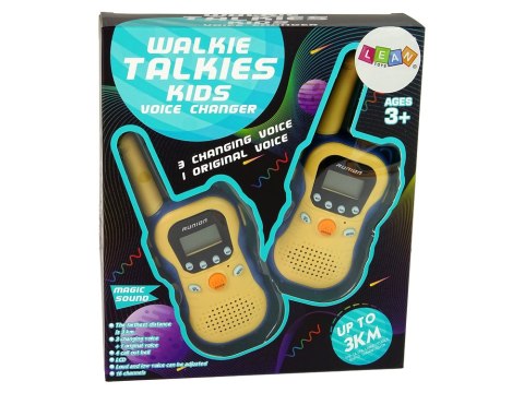 Zestaw Walkie Talkies Krótkofalówki Dla Dzieci Żółte 2 Szt. Zestaw Walkie Talkies Krótkofalówki Dla Dzieci Żółte 2 Szt.