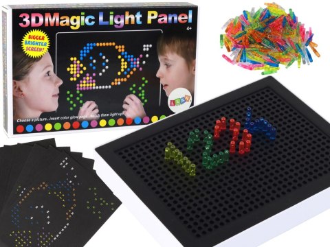 Magiczna Tablica Edukacyjna 3D Podświetlana Układanka 180 ele. Magiczna Tablica Edukacyjna 3D Podświetlana Układanka 180 ele.