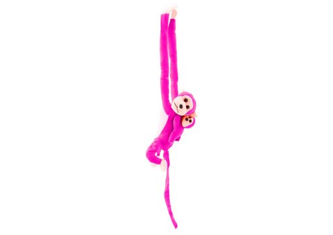 Maskotka Pluszowa Małpka z Dzieckiem Ciemno Różowa 90 cm Maskotka Pluszowa Małpka z Dzieckiem Ciemno Różowa 90 cm