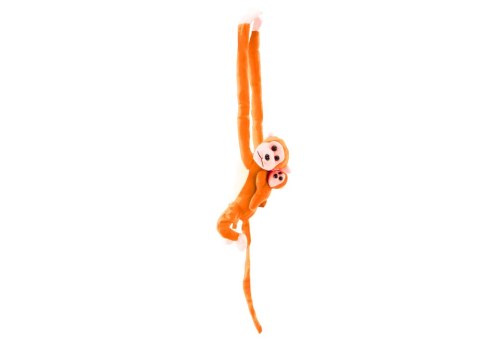 Maskotka Pluszowa Małpka z Dzieckiem Pomarańczowa 90 cm Maskotka Pluszowa Małpka z Dzieckiem Pomarańczowa 90 cm