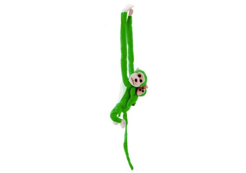 Maskotka Pluszowa Małpka z Dzieckiem Zielona 90 cm Maskotka Pluszowa Małpka z Dzieckiem Zielona 90 cm