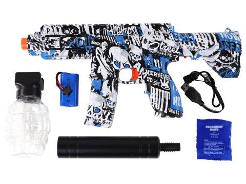 Pistolet Broń Karabin Na Wodę Niebieski Kulki Wodne Pistolet Broń Karabin Na Wodę Niebieski Kulki Wodne