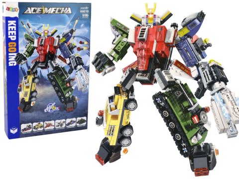 Pojazdy- Robot Ace Mecha 6 Różnych Modeli Robot Transformacja Pojazdy- Robot Ace Mecha 6 Różnych Modeli Robot Transformacja