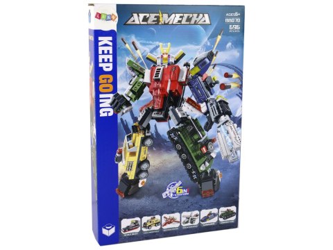 Pojazdy- Robot Ace Mecha 6 Różnych Modeli Robot Transformacja Pojazdy- Robot Ace Mecha 6 Różnych Modeli Robot Transformacja