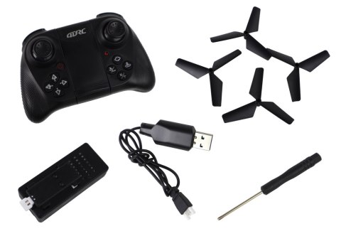 Quadcopter RC Myśliwiec Samolot Zdalnie Sterowany Czerwony Quadcopter RC Myśliwiec Samolot Zdalnie Sterowany Czerwony