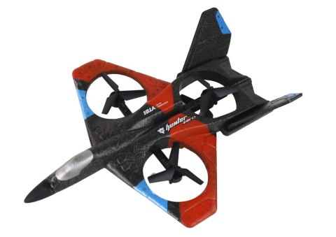 Quadcopter RC Myśliwiec Samolot Zdalnie Sterowany Czerwony Quadcopter RC Myśliwiec Samolot Zdalnie Sterowany Czerwony