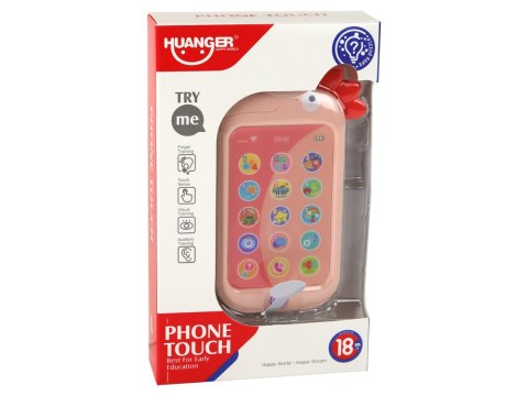 Telefon Edukacyjny Nauka Angielskiego Kurczak Różowy Telefon Edukacyjny Nauka Angielskiego Kurczak Różowy