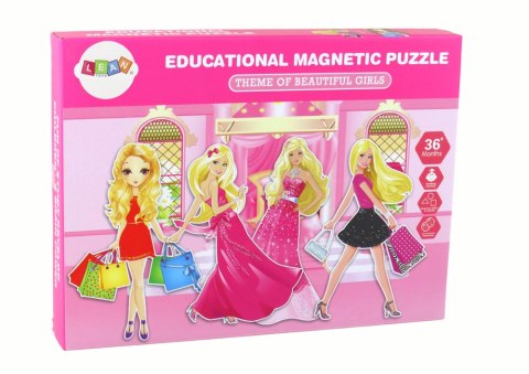 Zestaw Edukacyjnych Puzzli Magnetycznych Lalki Zestaw Edukacyjnych Puzzli Magnetycznych Lalki