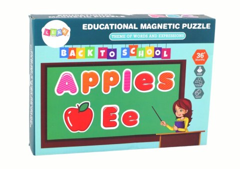 Zestaw Edukacyjnych Puzzli Magnetycznych Z Wielofunkcyjną Tablicą Zestaw Edukacyjnych Puzzli Magnetycznych Z Wielofunkcyjną Tablicą