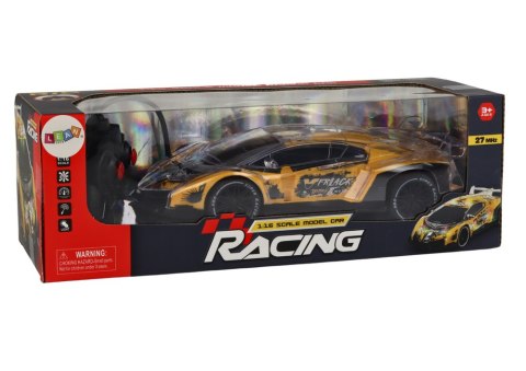 Auto Sportowe Zdalnie Sterowane RC Skala 1:16 Światła Żółte Auto Sportowe Zdalnie Sterowane RC Skala 1:16 Światła Żółte