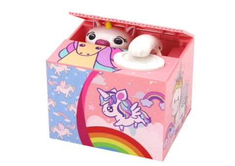 Skarbonka Jednorożec Nauka Oszczędzania Unicorn Różowy Melodia Skarbonka Jednorożec Nauka Oszczędzania Unicorn Różowy Melodia