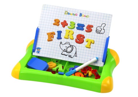 Tablica Edukacyjna Magnetyczna Literki Cyferki Pisak Gąbka Tablica Edukacyjna Magnetyczna Literki Cyferki Pisak Gąbka
