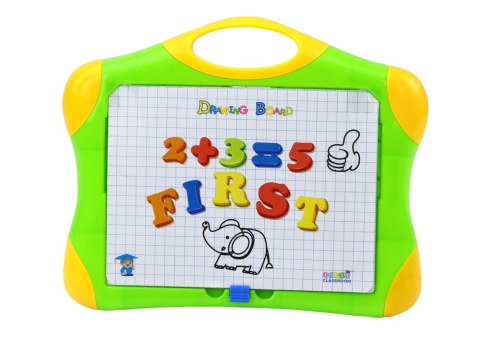 Tablica Edukacyjna Magnetyczna Literki Cyferki Pisak Gąbka Tablica Edukacyjna Magnetyczna Literki Cyferki Pisak Gąbka