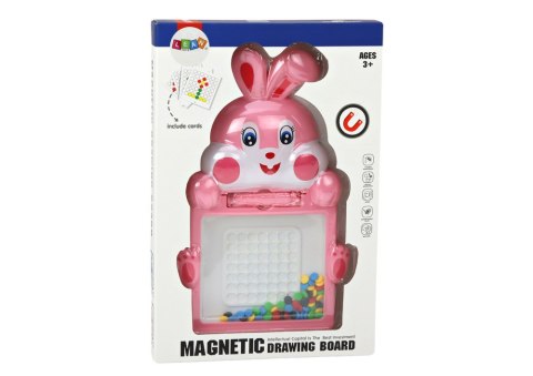 Tablica Magnetyczna Zając 7 Wzorów Długopis Magnetyczny Różowa Tablica Magnetyczna Zając 7 Wzorów Długopis Magnetyczny Różowa