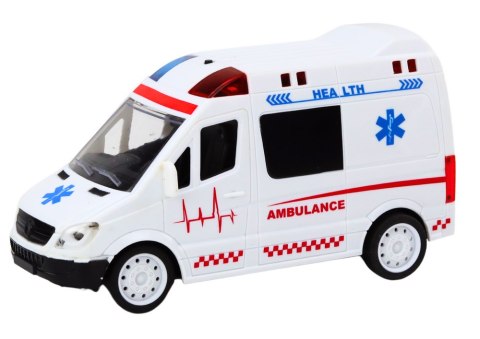 Zdalnie Sterowana Karetka Ambulans RC Światła Dźwięki Biała Zdalnie Sterowana Karetka Ambulans RC Światła Dźwięki Biała