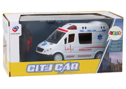 Zdalnie Sterowana Karetka Ambulans RC Światła Dźwięki Biała Zdalnie Sterowana Karetka Ambulans RC Światła Dźwięki Biała