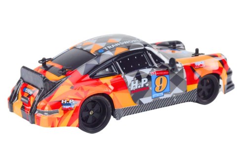 Autko Zdalnie Sterowane RC 1:18 Gumowe Koła Drift Pomarańczowy Autko Zdalnie Sterowane RC 1:18 Gumowe Koła Drift Pomarańczowy