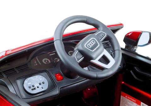 Auto Na Akumulator Audi Q7 Czerwone Lakierowane Auto Na Akumulator Audi Q7 Czerwone Lakierowane