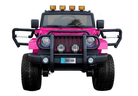 Auto na Akumulator WXE-1688 4x4 Różowy STRONG Auto na Akumulator WXE-1688 4x4 Różowy STRONG