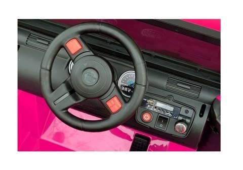 Auto na Akumulator WXE-1688 4x4 Różowy STRONG Auto na Akumulator WXE-1688 4x4 Różowy STRONG