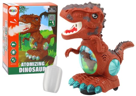 Dinozaur Tańczący Czujnik Przeszkód Światła Dźwięki Brązowy Dinozaur Tańczący Czujnik Przeszkód Światła Dźwięki Brązowy